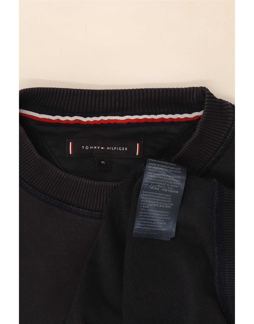Tommy Hilfiger muški džemper s grafičkim motivima, srednje tamnoplave pruge