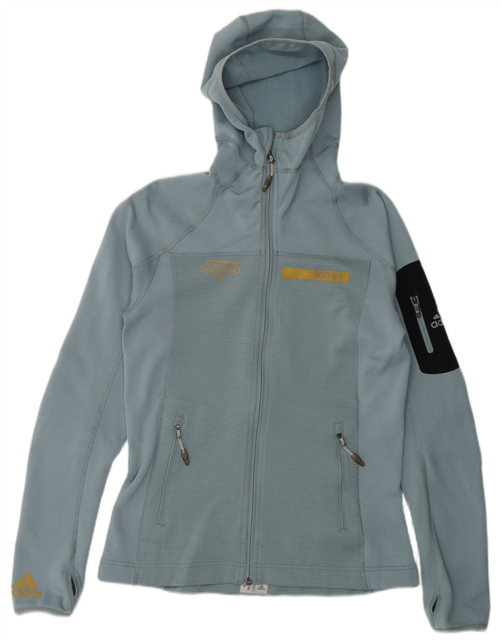 Adidas ženska gornja jakna za trenirku Terrex UK 12 srednje plave boje