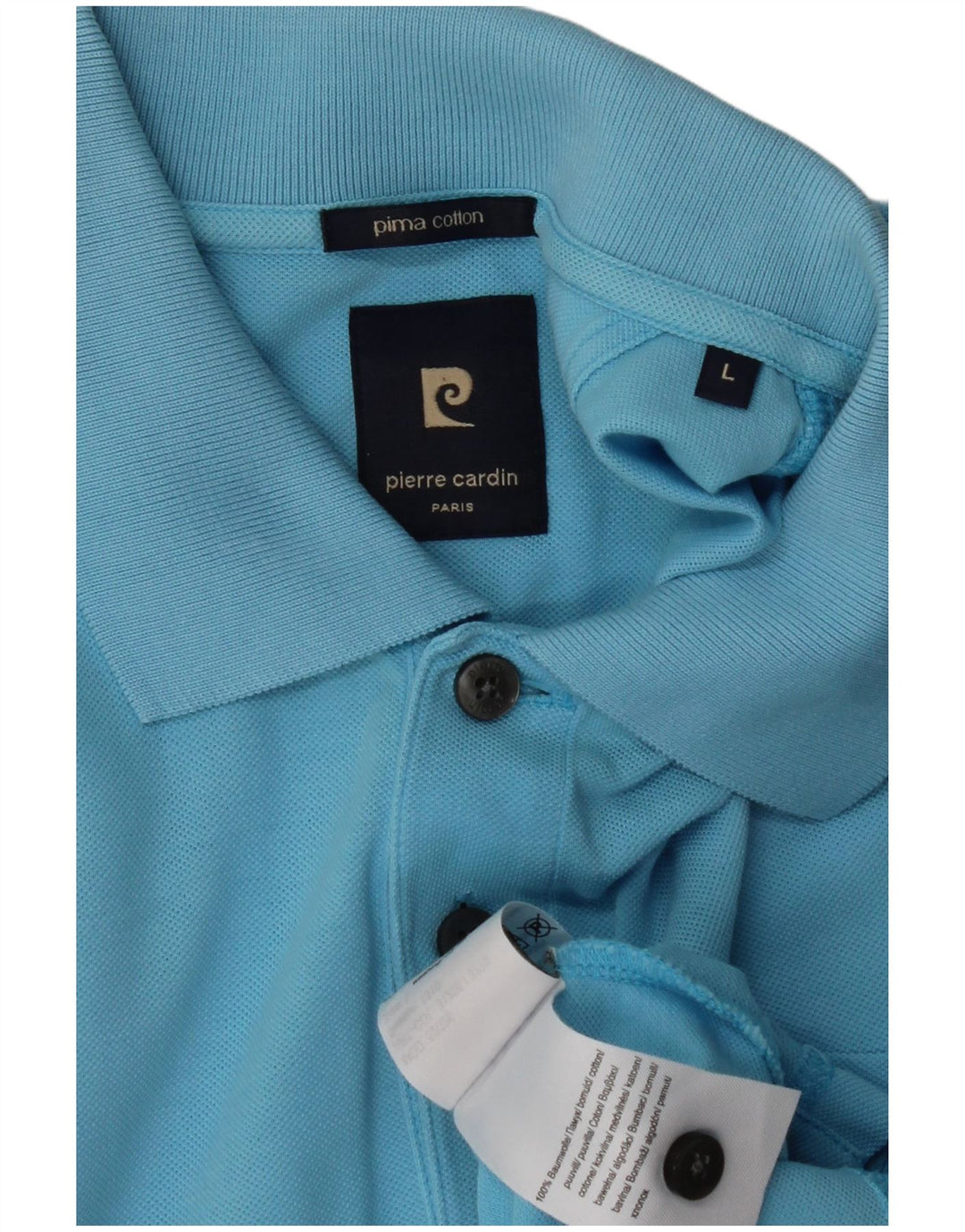 PIERRE CARDIN Muška polo majica Large Blue Pamuk