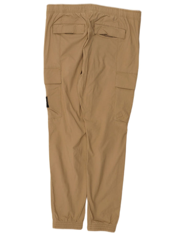 Calvin Klein Muške Joggers Cargo Hlače Large W34 L29 Bež Pamuk