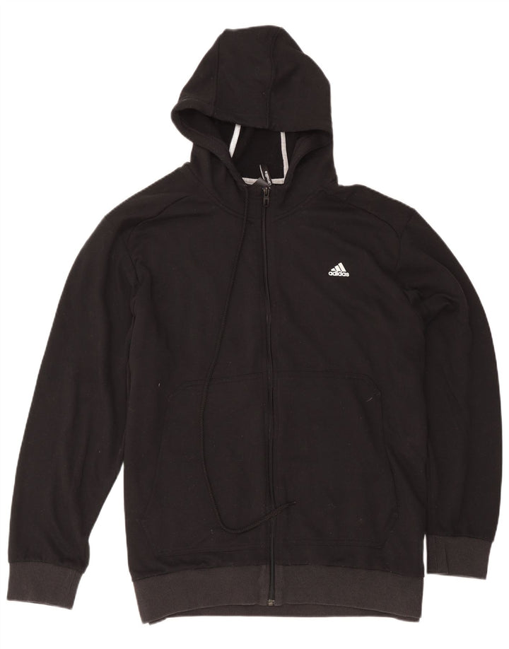 Adidas muški džemper s kapuljačom Climalite 2XL crni poliester