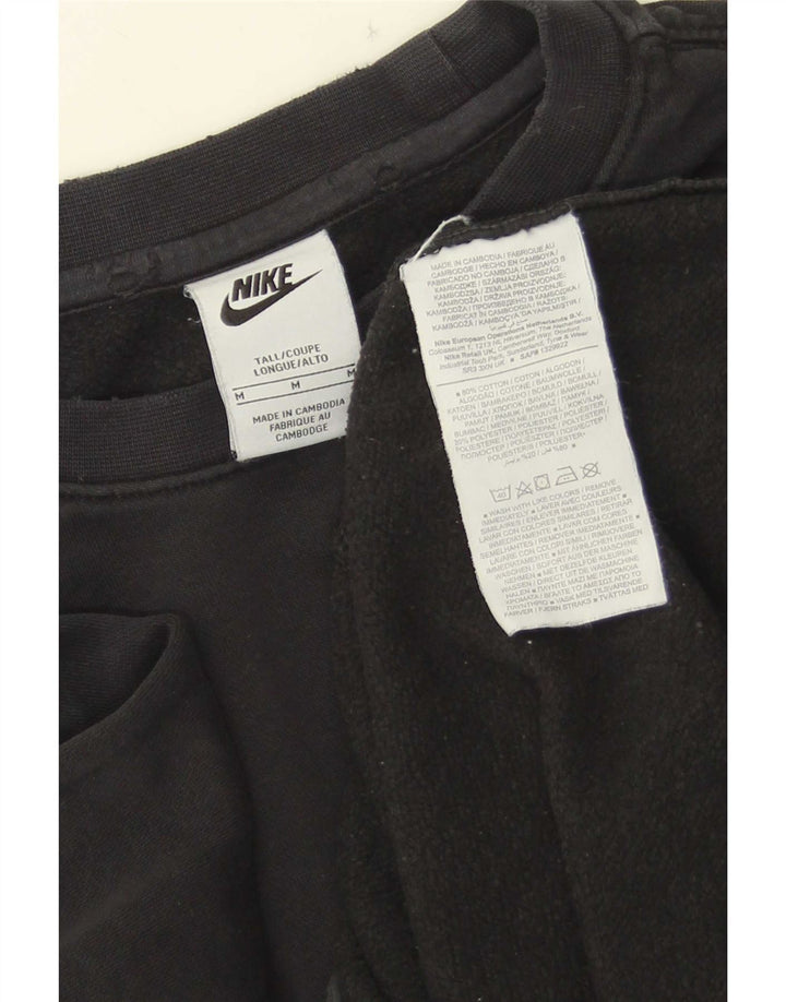 Nike muška majica srednje veličine, crni pamuk