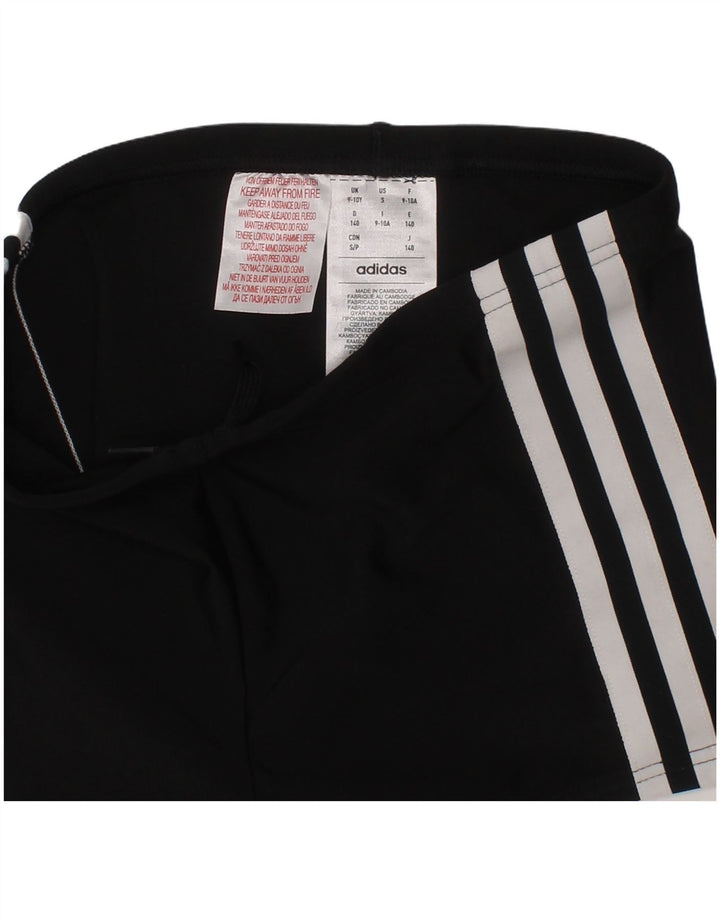 ADIDAS Boys Sport Shorts 9-10 Years  Black Polyamide