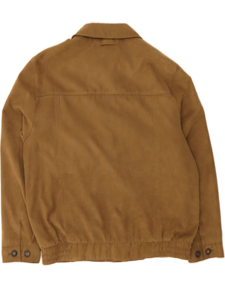 DOUGLAS Mens Bomber Jacket UK 42 XL Brown Polyester Vintage Douglas and Second-Hand Douglas from Messina Hembry 