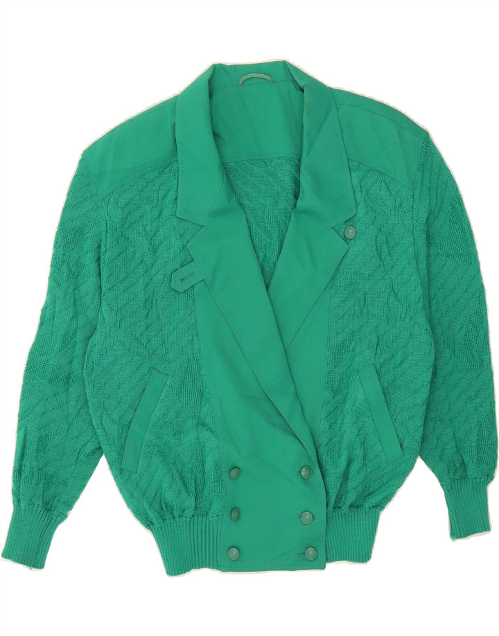 ZARA Womens Cardigan Sweater UK 16 Large Green Vintage Zara and Second-Hand Zara from Messina Hembry 