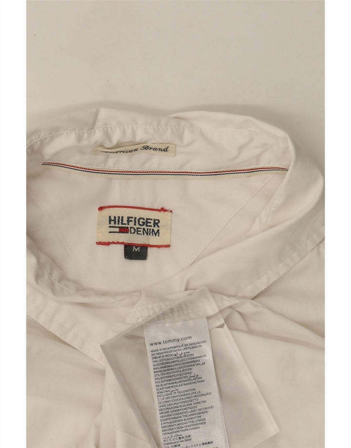 Tommy Hilfiger Ženska košulja UK 12 Srednje bijeli pamuk
