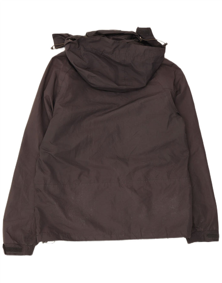MOUNTAIN WAREHOUSE Mens Hooded Windbreaker Jacket UK 38 Medium Black