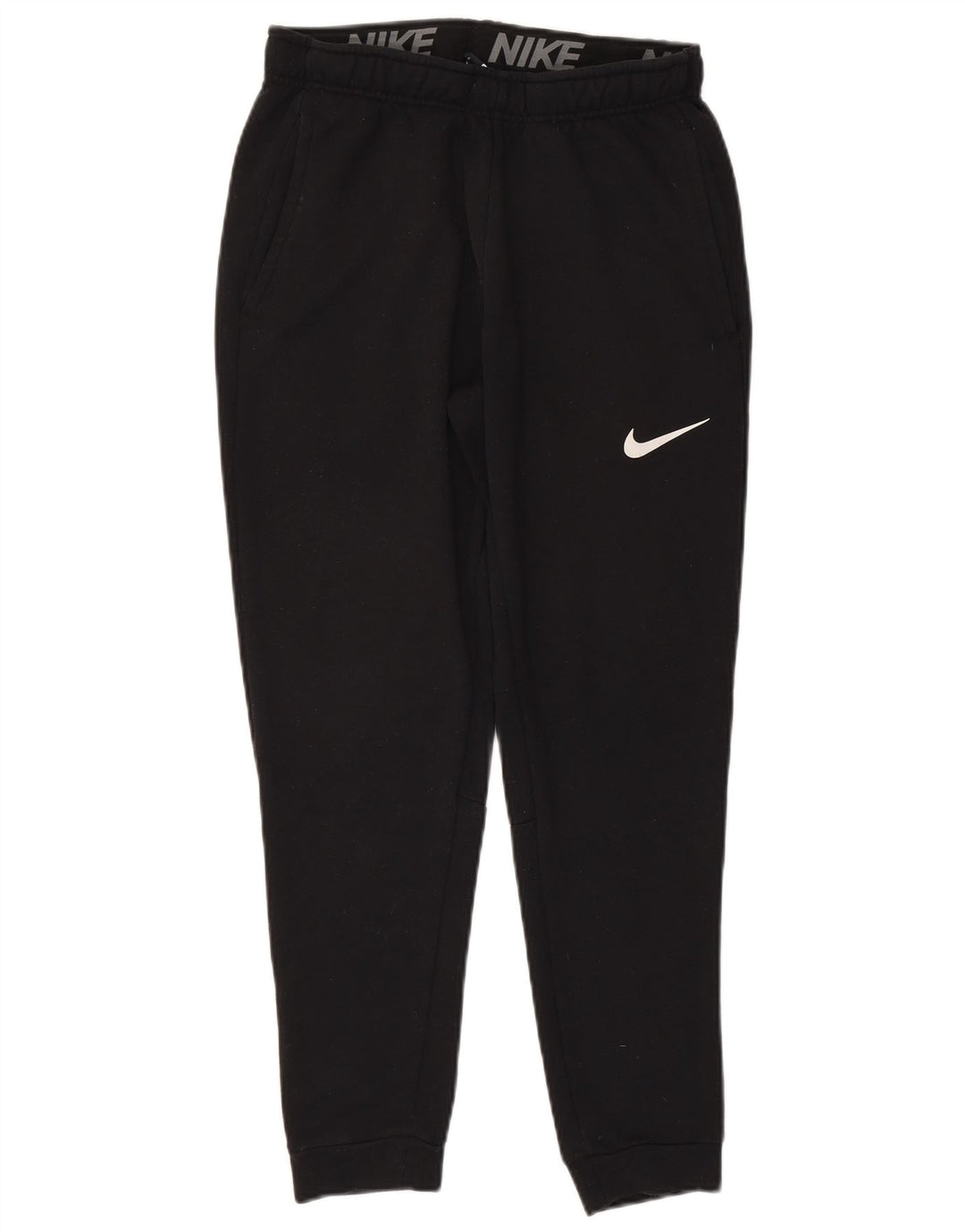 NIKE Muške Dri Fit Trenirke Hlače Joggers Mali crni poliester