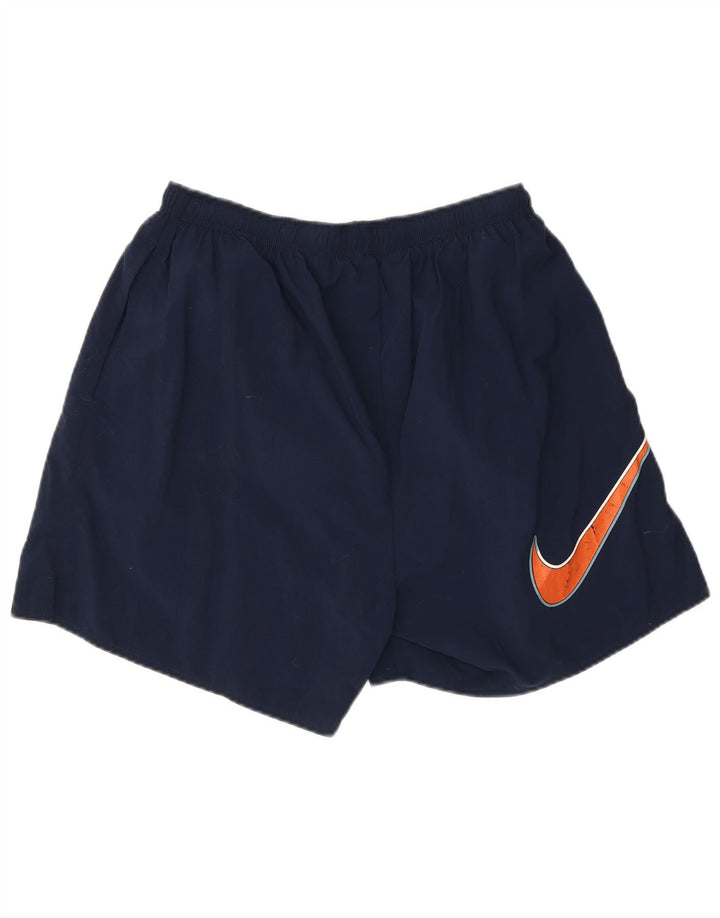 Nike muške grafičke sportske kratke hlače velike tamnoplave najlonske boje