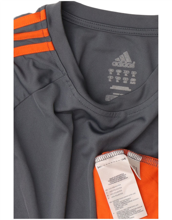 Adidas muška majica kratkih rukava Climacool XL sivi poliester u boji