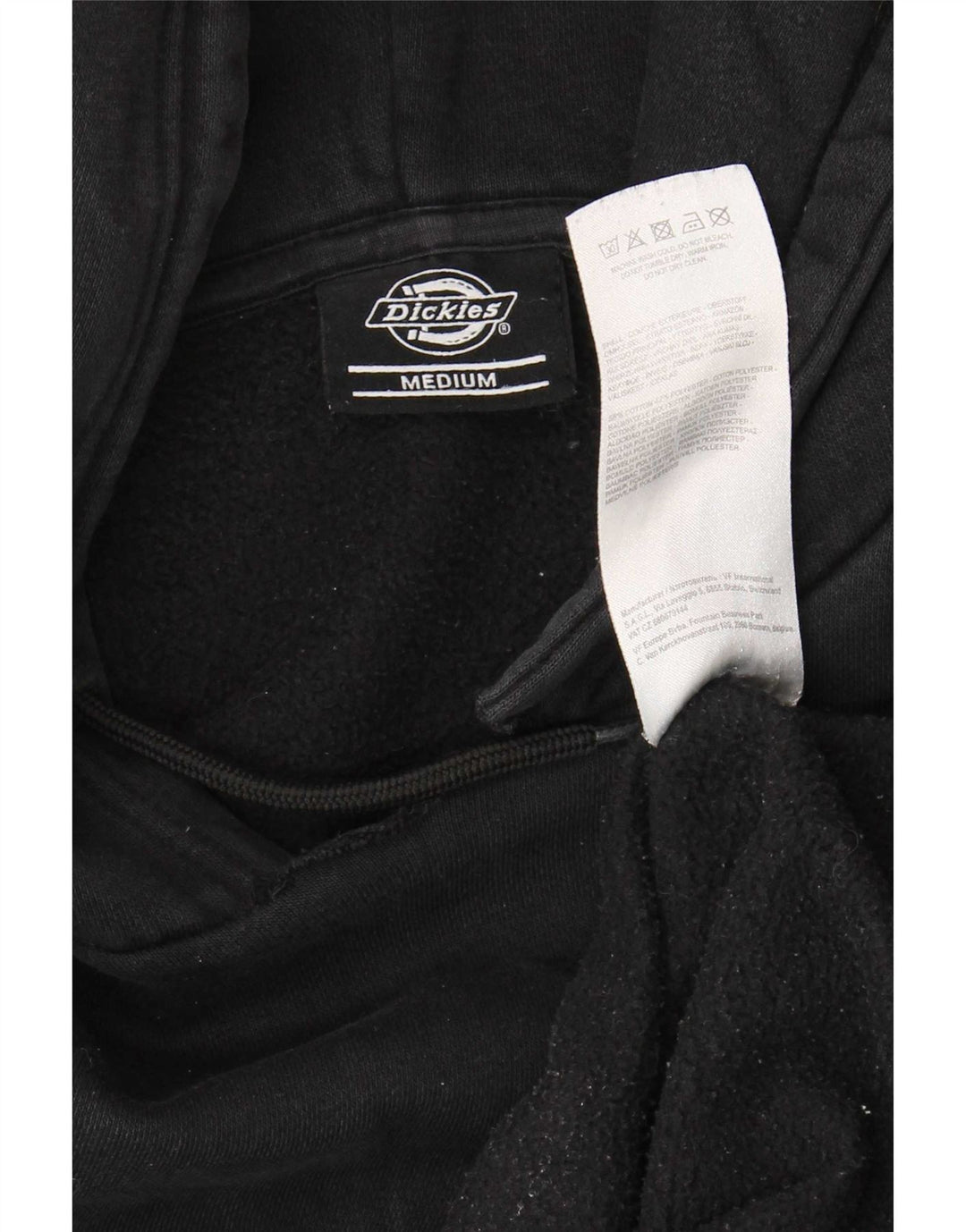Dickies muška majica s kapuljačom srednje veličine, crni pamuk