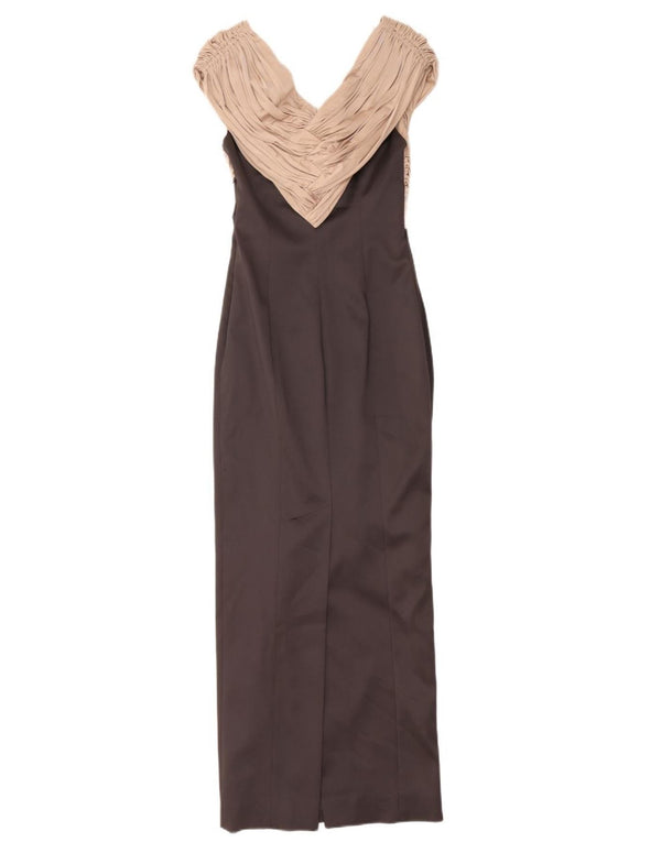 Ženska maksi haljina bez rukava Karen Millen UK 10 Small Gray Colourblock