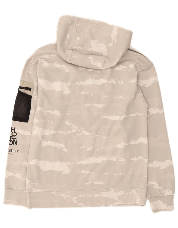Zara Boys Graphic Hoodie Džemper 11-12 godina Sivi Kamuflažni Pamuk