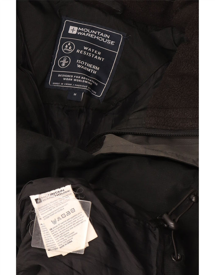 Mountain Warehouse Muška podstavljena jakna s kapuljačom UK 38 Srednji crni poliester