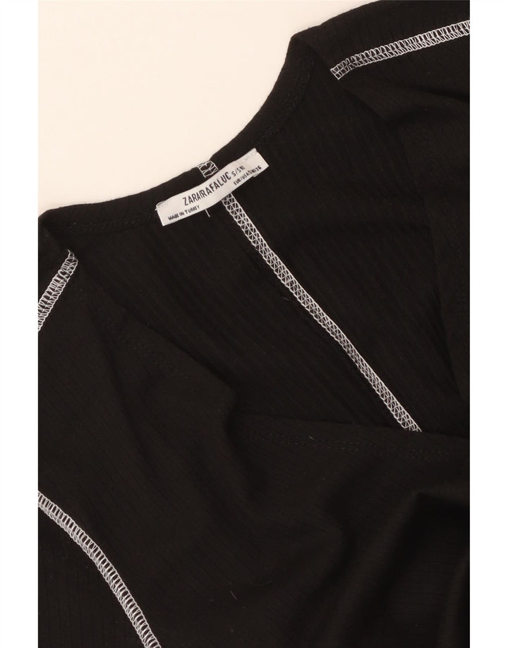 Zara ženski gornji dio kratke bluze UK 8 Small Black