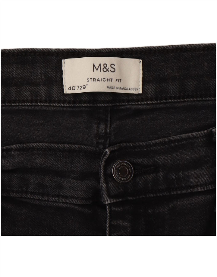 Marks & Spencer muške ravne traperice W40 L29 sivi pamuk