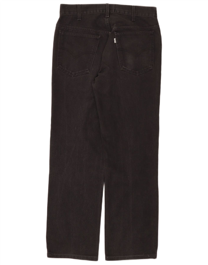 Levi's ženske ravne traperice W32 L28 crni pamuk