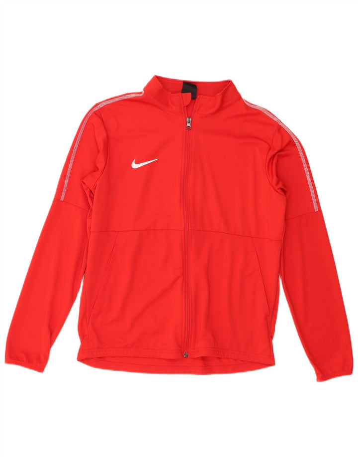 Nike Boys Dri Fit trenirka gornja jakna 13-14 godina XL crvena poliester