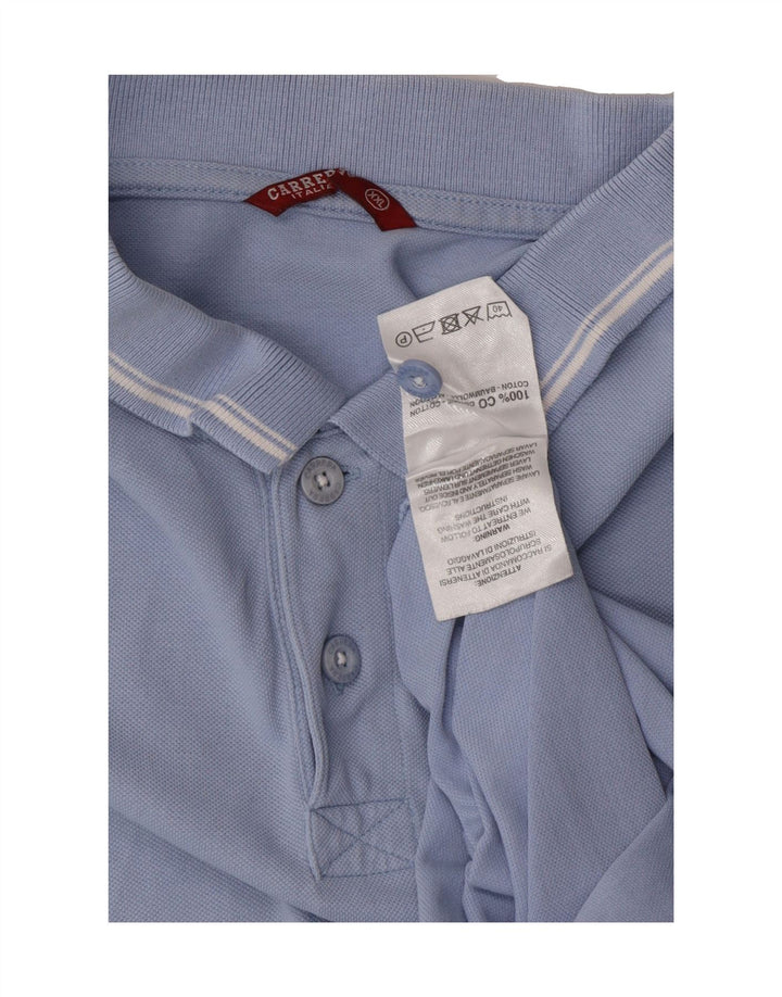 CARRERA Mens Polo Shirt 2XL Blue Cotton Vintage Carrera and Second-Hand Carrera from Messina Hembry 