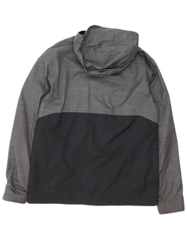 Columbia Muška Omni-Tech kišna jakna s kapuljačom UK 40 Large Grey Colourblock