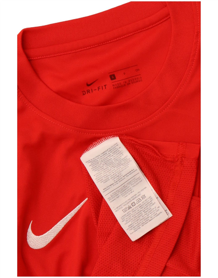 NIKE Muška Dri Fit Majica kratkih rukava Mala crvena poliester