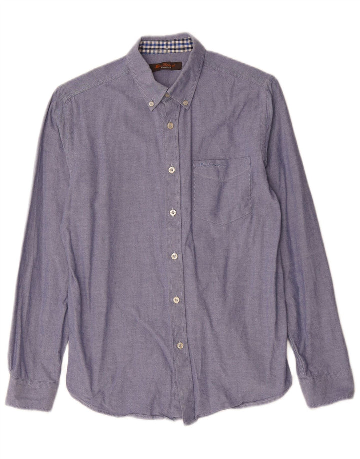 BEN SHERMAN Muška majica mala plava pamučna