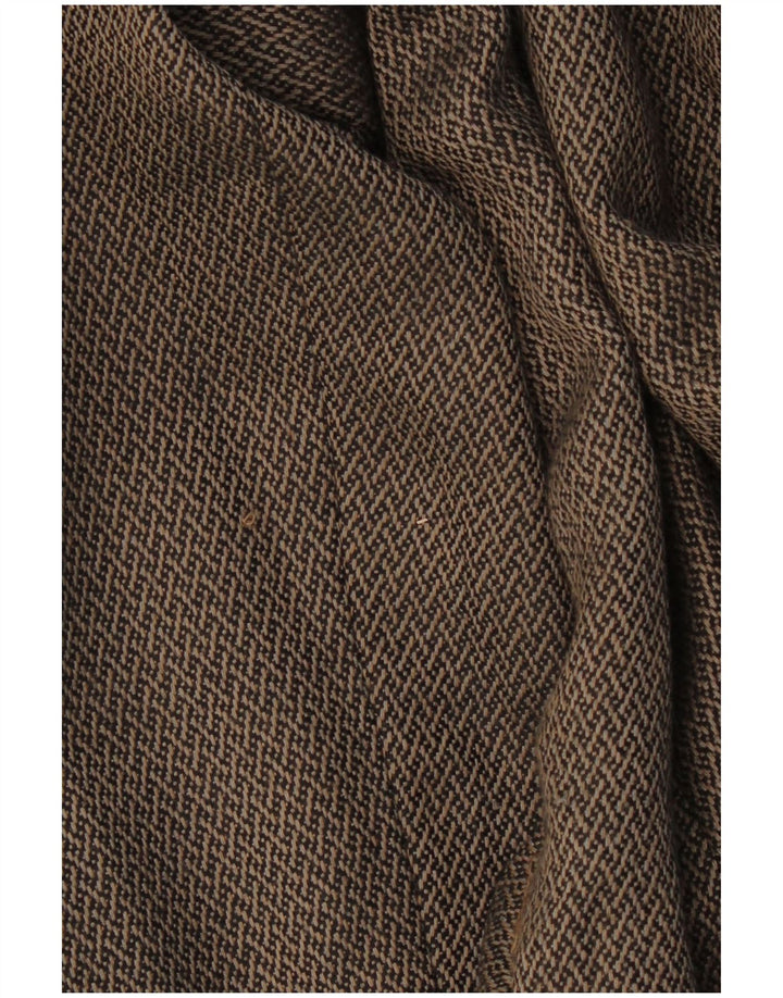 LUISA SPAGNOLI Ženska jakna s 1 gumbom IT 46 Veliki smeđi geometrijski