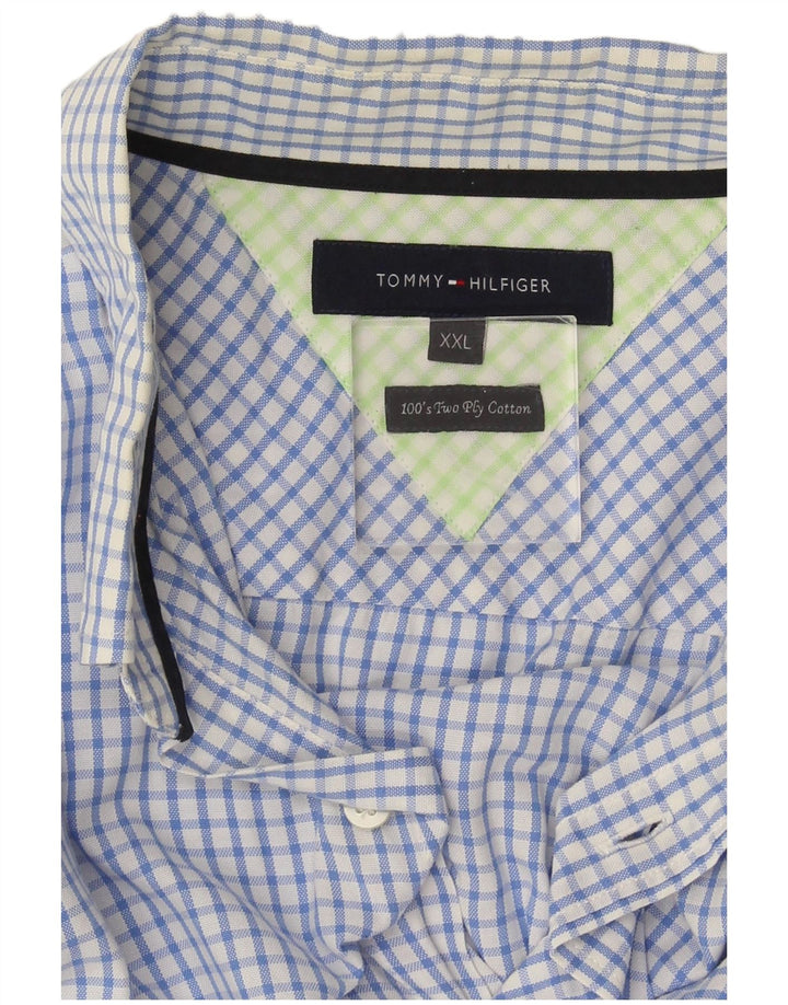 Tommy Hilfiger muška košulja 2XL plavi karirani pamuk