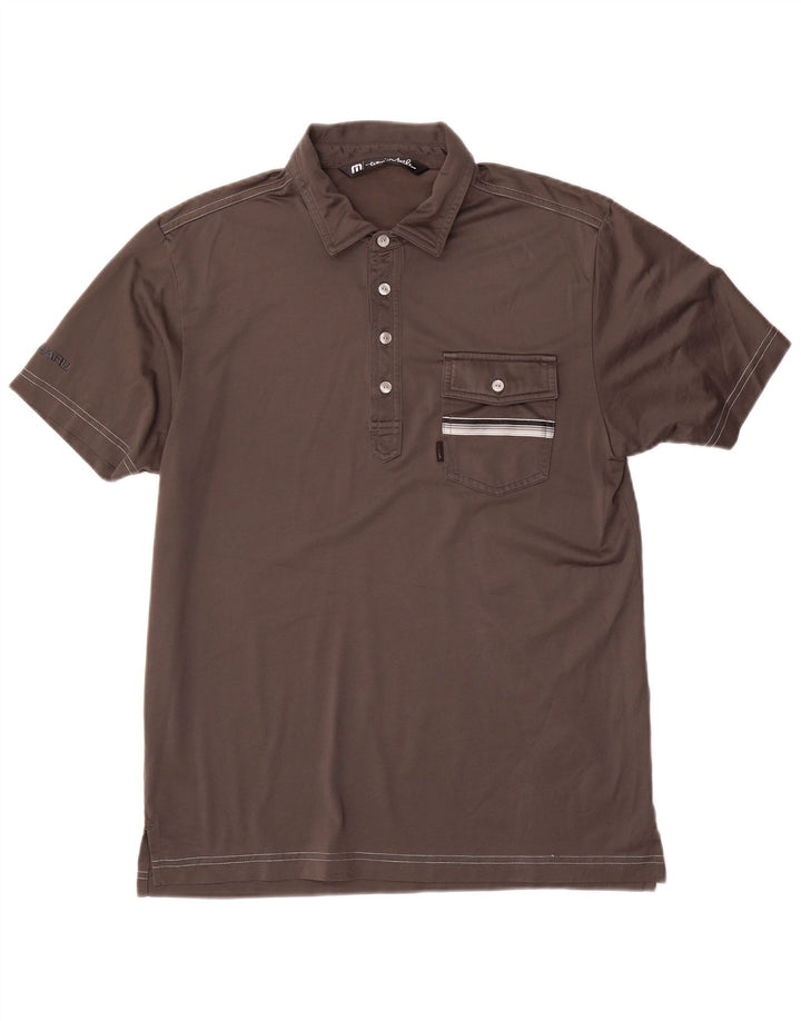 TRAVIS MATHEW Muška polo majica Srednje sivi pamuk