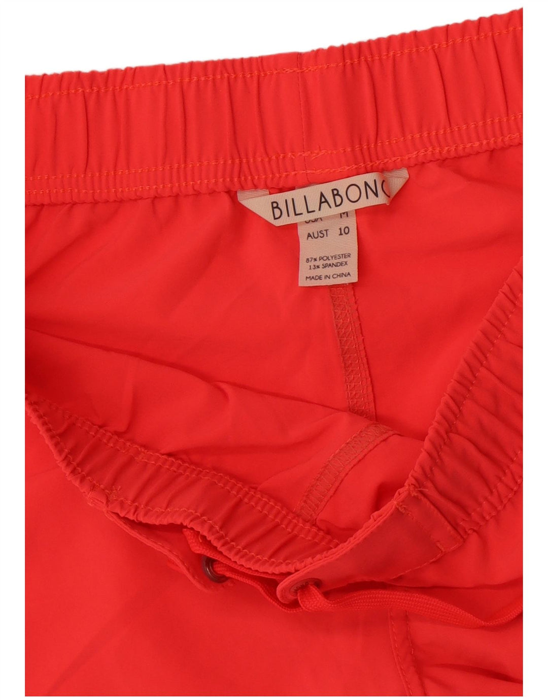 Billabong ženske kratke hlače za kupanje s grafičkim motivima UK 14 srednje crvene boje od poliestera