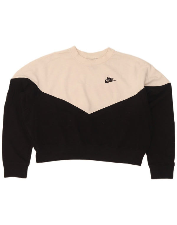 Nike ženska majica prekomjerne veličine UK 18 XL Black Colourblock