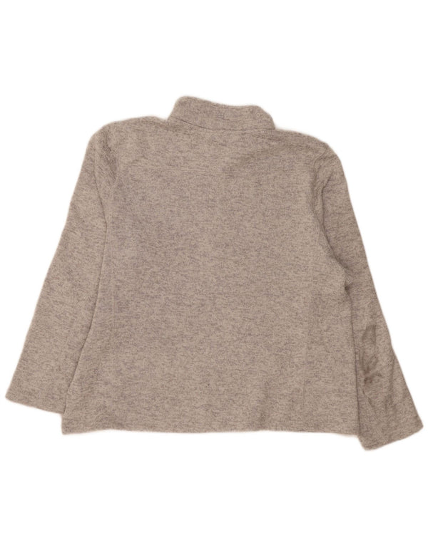 Mountain Warehouse Ženski džemperi s 1/4 patentnim zatvaračem UK 20 2XL Sivi Flecked