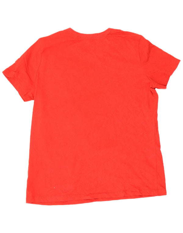 Nike Ženska majica kratkih rukava Dri Fit Graphic Top UK 16 Large Red Cotton