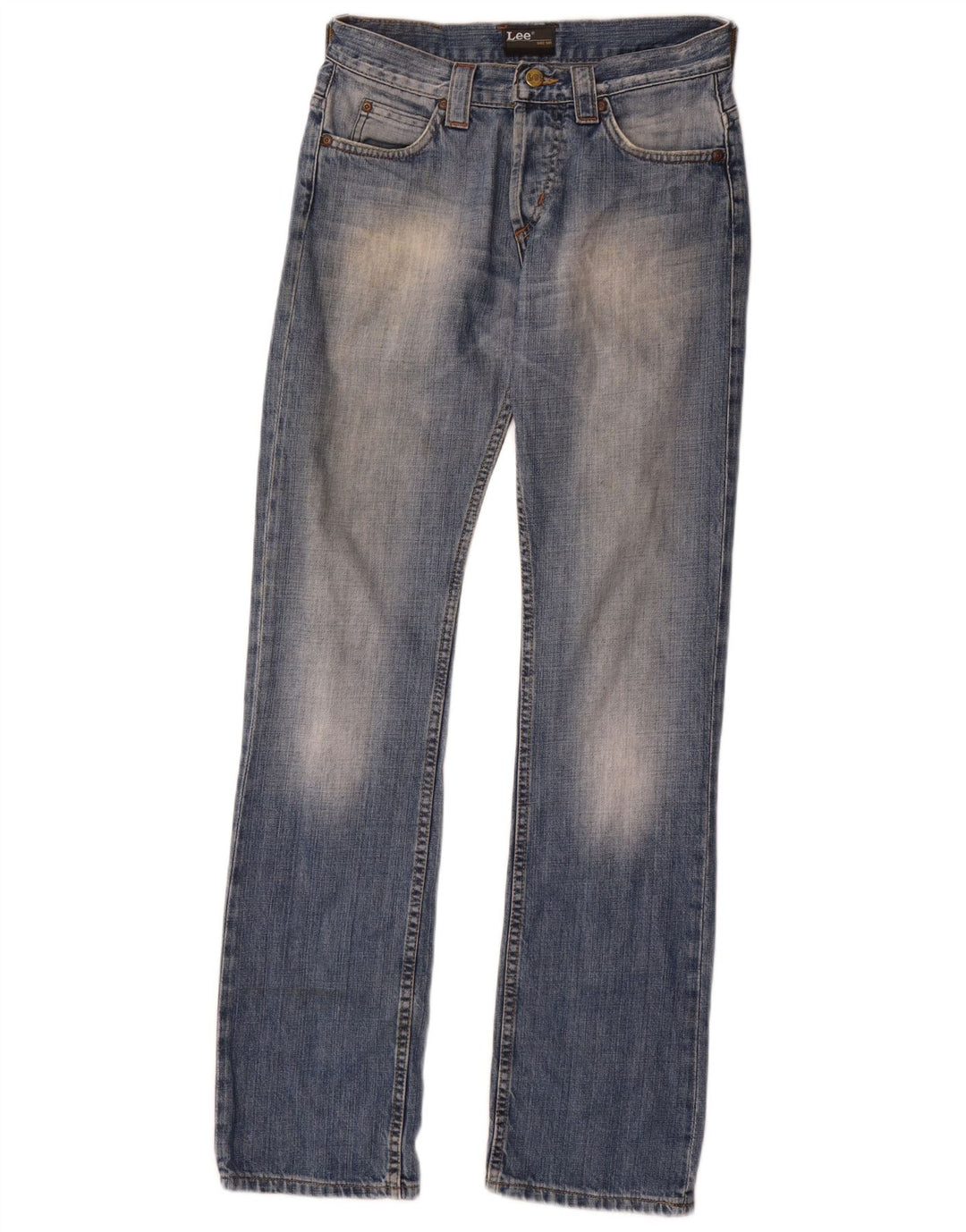 Lee Mens Knox Straight Jeans W29 L34 Plavi pamuk