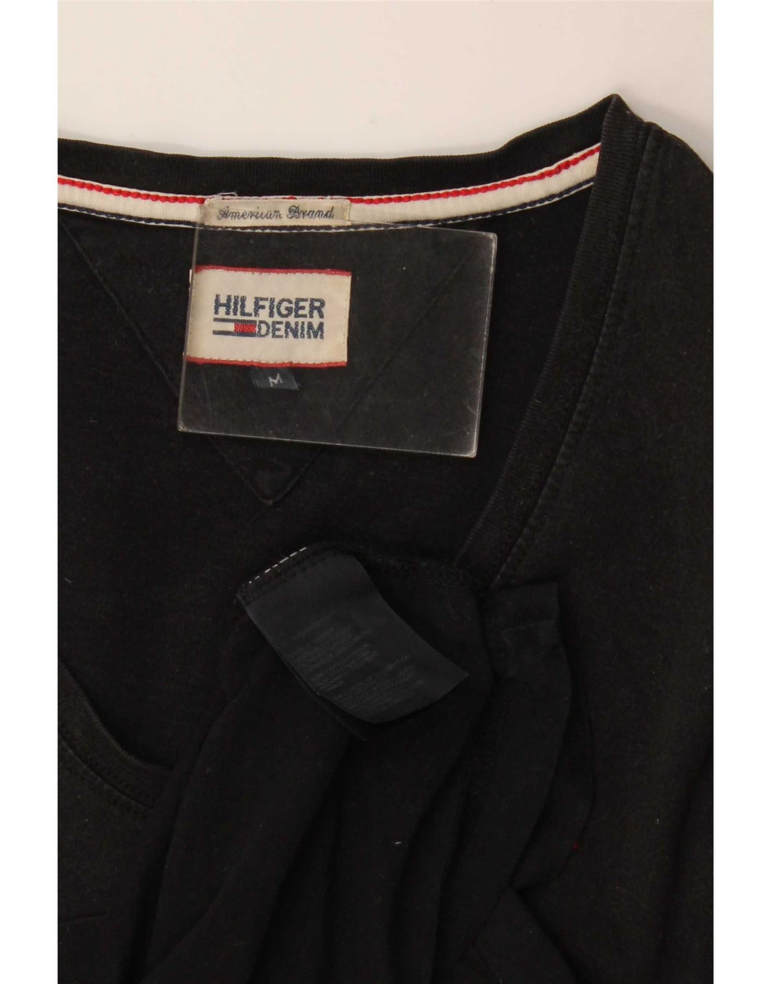 Tommy Hilfiger muška majica kratkih rukava srednji crni pamuk