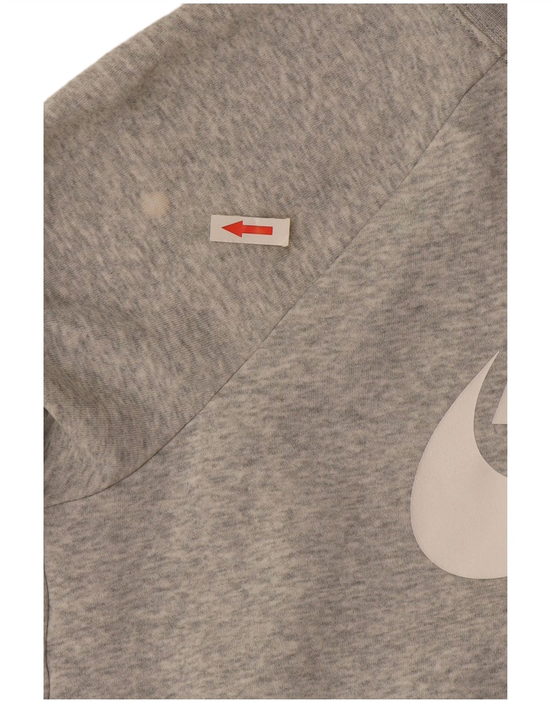 Nike Ženska prekomjerna trenirka s grafičkim motivima UK 10 Mali sivi pamuk