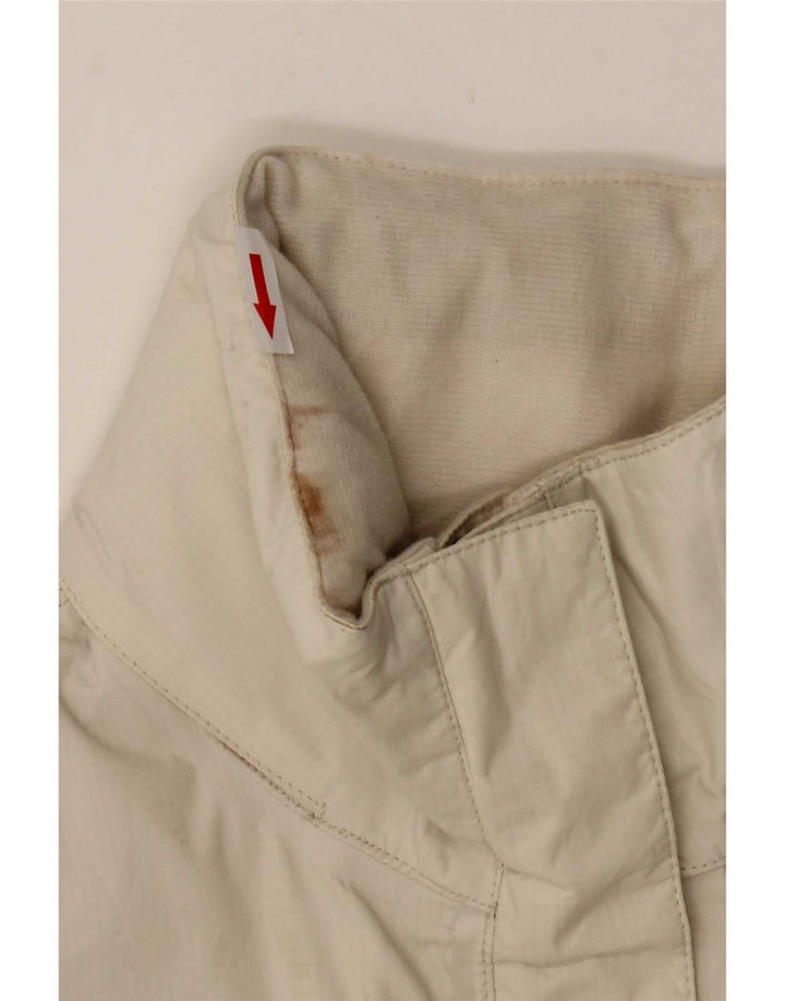 The North Face ženska kišna jakna s kapuljačom UK 14 Srednje bijeli najlon