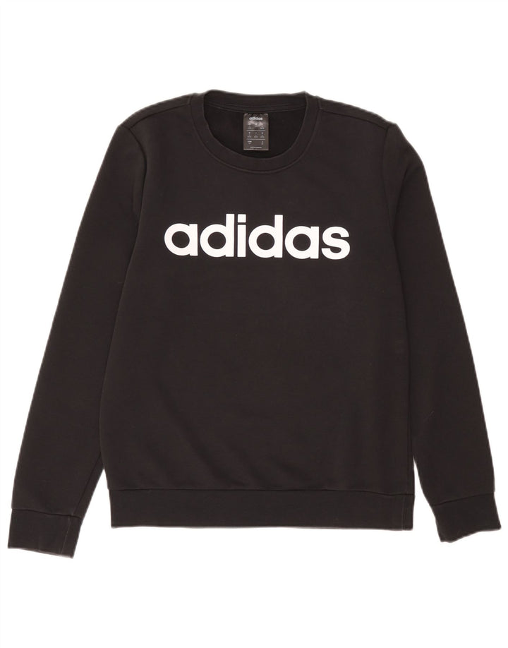 Adidas ženski džemper s grafičkim motivima UK 8/10 mali sivi