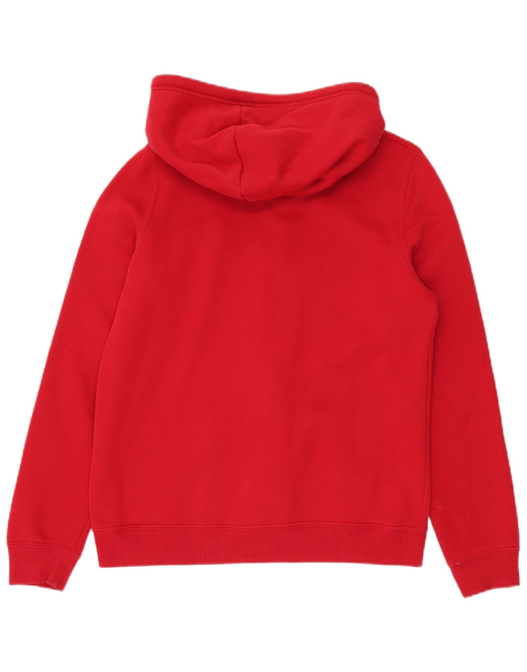 HOLLISTER Ženski pulover s kapuljačom s grafičkim patentnim zatvaračem UK 14 Srednje crveni pamuk