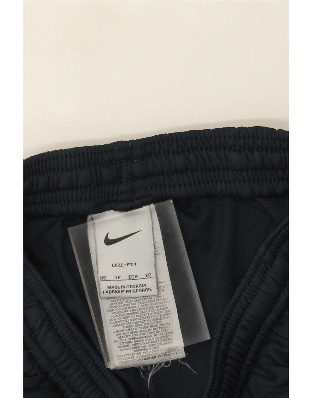 Nike muške hlače za trenirku XS tamnoplavi poliester