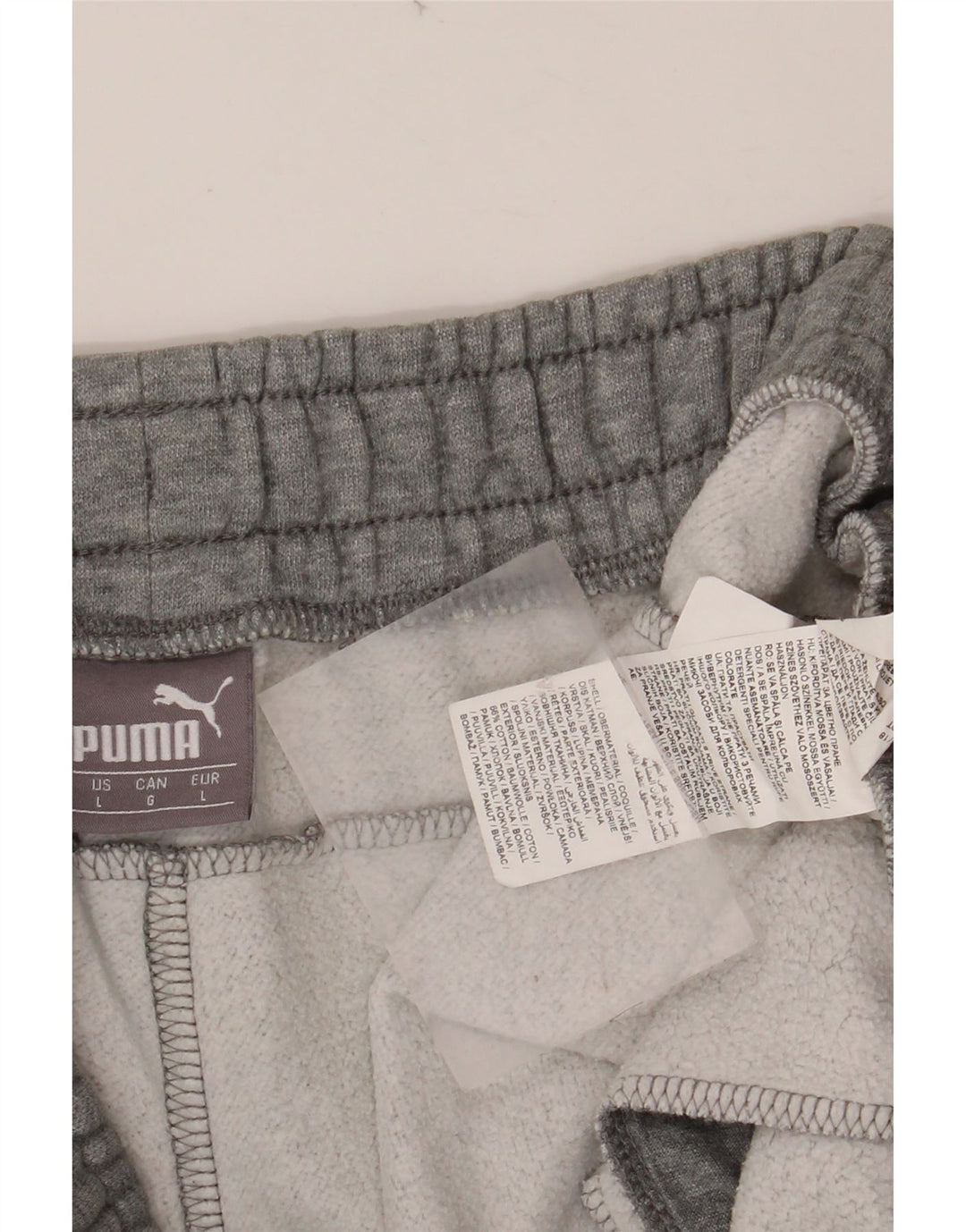 PUMA Muška trenirka Hlače Joggers Large Grey Pamuk