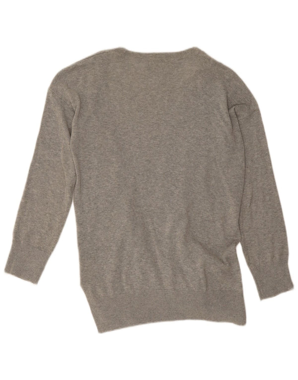Marks & Spencer ženski otvoreni kardigan pulover UK 10 Small Gray
