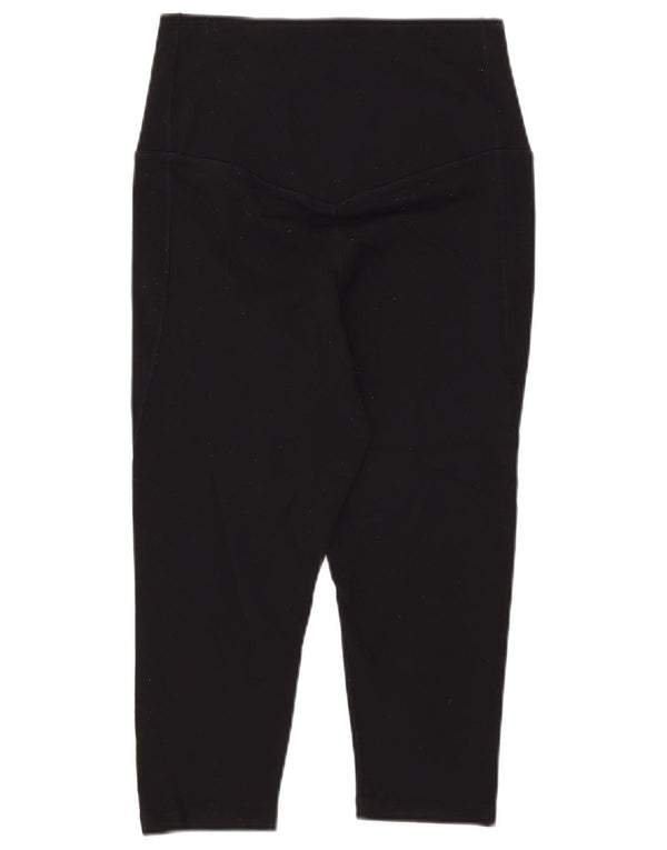 Nike ženske Dri Fit Capri tajice UK 14 velike crne najlonske