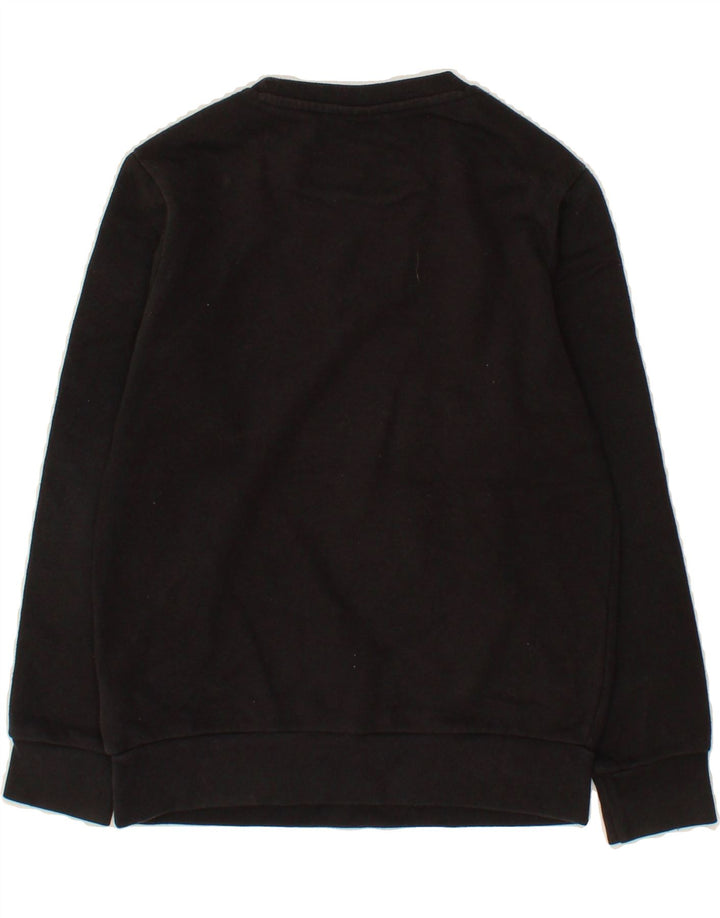 CHAMPION Boys Graphic Sweatshirt Jumper 9-10 Years Medium Black Cotton Vintage Champion and Second-Hand Champion from Messina Hembry 