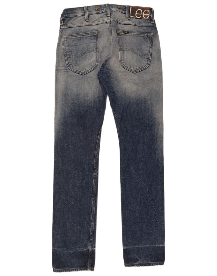 Lee Mens 101 Logger Straight Jeans W30 L34 Plavi pamuk