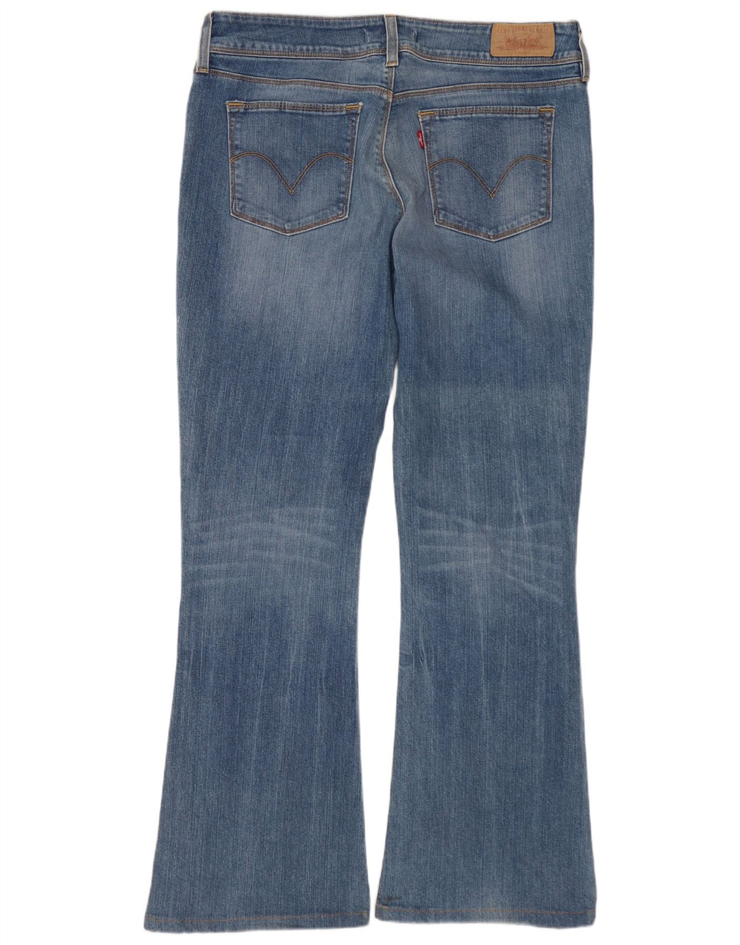 LEVI'S Ženske 479 Bootcut lepršave traperice W34 L30 Plavi pamuk