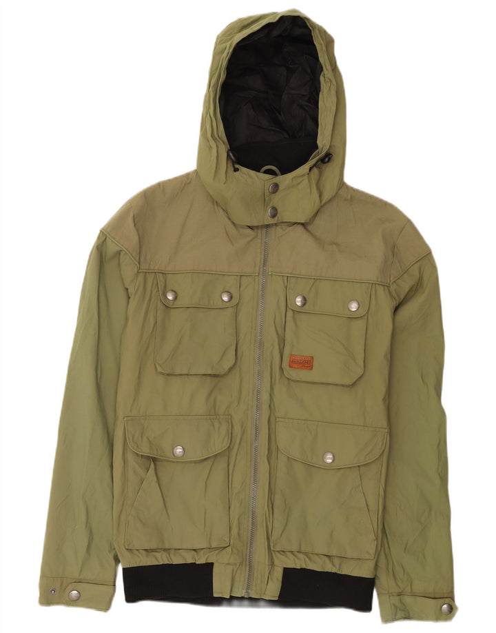 Jack & Jones muška pomoćna jakna s kapuljačom UK 38, srednji kaki najlon