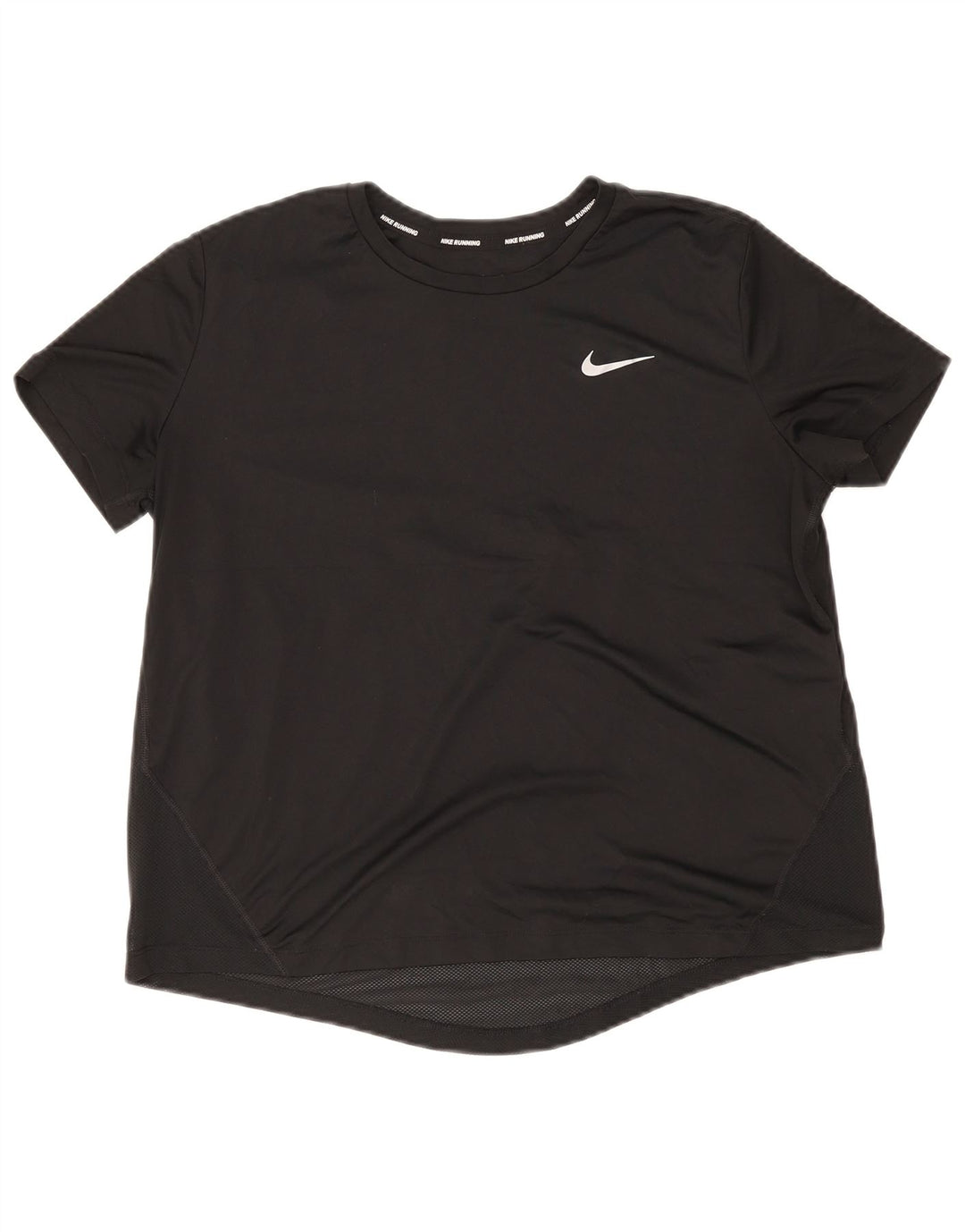 Nike Ženska Dri Fit majica kratkih rukava UK 16 veliki crni poliester