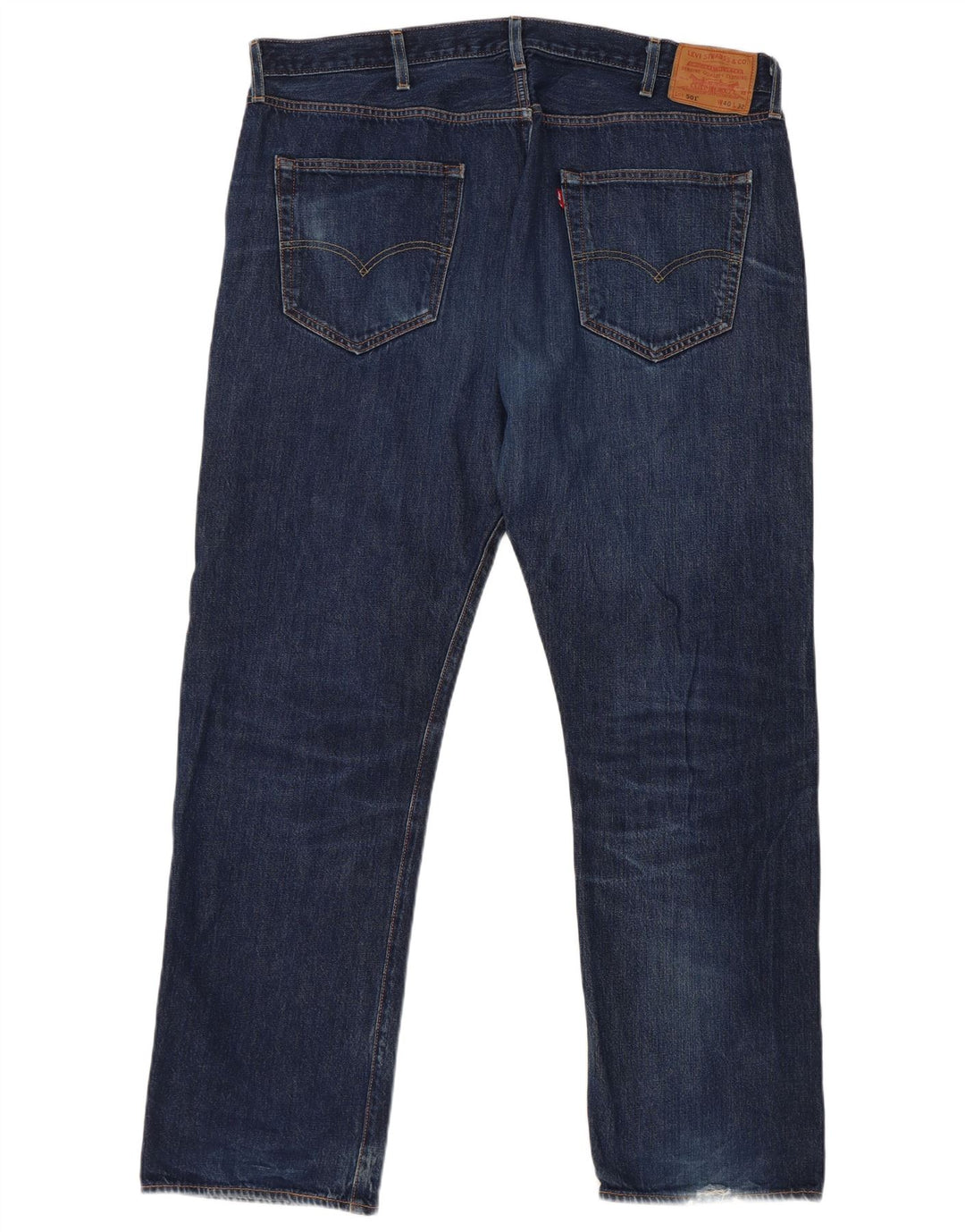 Levi's muške 501 ravne traperice W40 L32 plavi pamuk