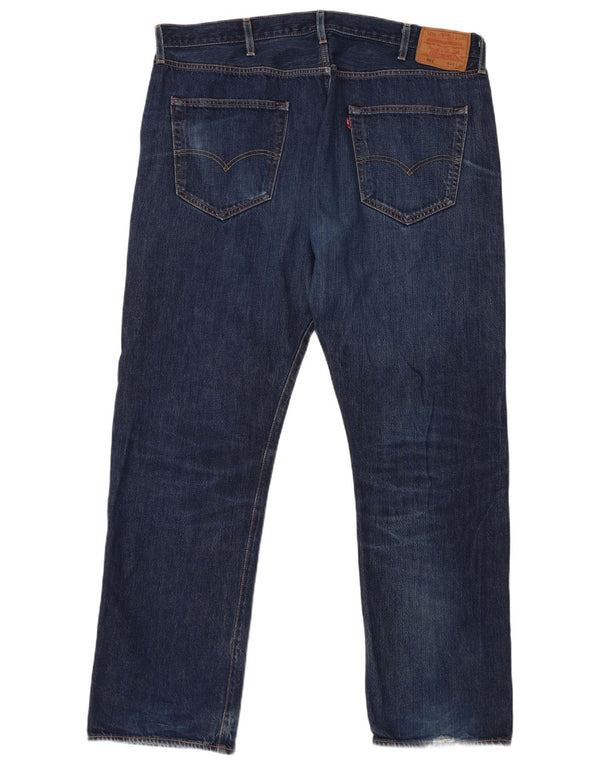 Levi's muške 501 ravne traperice W40 L32 plavi pamuk